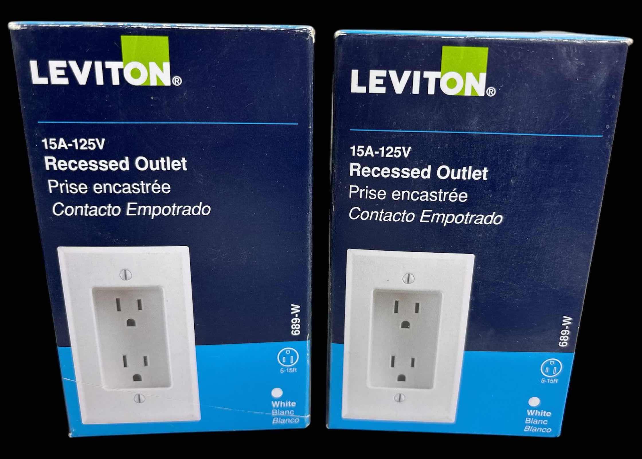 Photo 4 of NEW VARIOUS LEVITON OUTLETS/WALL PLATES, SEE NOTES