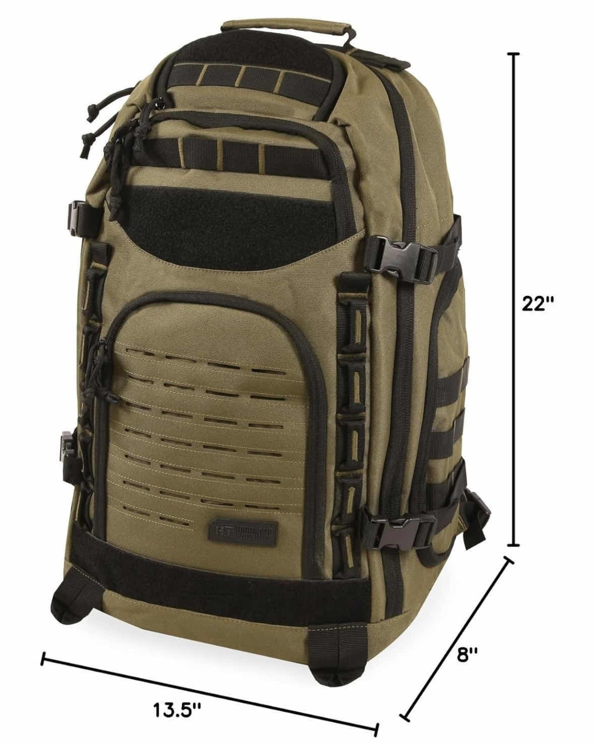 Photo 7 of NEW HIGHLAND TACTICAL FOXTROT BACKPACK, GREEN/BLACK