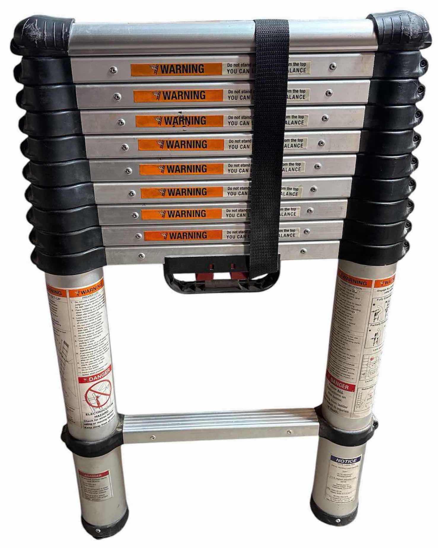 Photo 1 of FRANKLIN 14 FT REACH PORTABLE TELESCOPING LADDER, TYPE I, 250LB CAPACITY