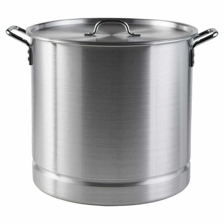 Photo 1 of NEW IMUSA 20 QUART ALUMINUM TAMALE & SEAFOOD STEAMER POT W REMOVABLE STEAM TRAY & RIVETED HANDLES