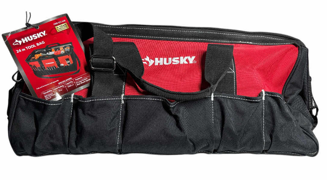 Photo 1 of NEW HUSKY 24” ZIPPERED 16-POCKET TOOL BAG
