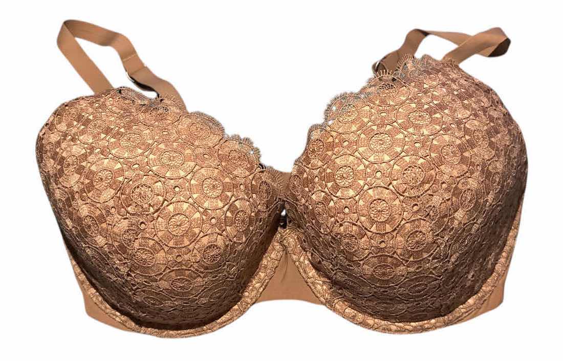 Photo 1 of NEW VICTORIA’S SECRET DEMI UPLIFT LACE PUSH-UP BRA (PRALINE, 34DD)