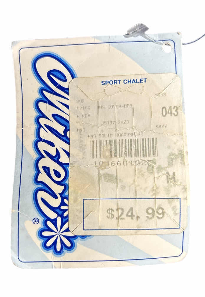 Photo 2 of NEW MIKEN WOMENS SOLID BOARDSHORT/COVER-UP (NAVY BLUE, MEDIUM)