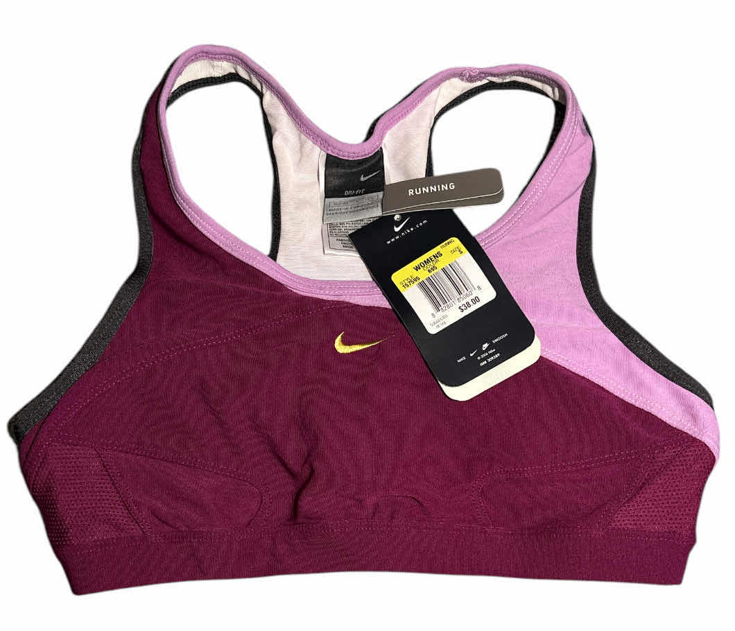 Photo 1 of NEW WOMENS NIKE DRI-FIT RUNNING SPORTS BRA (MULTICOLOR/ SMALL)
