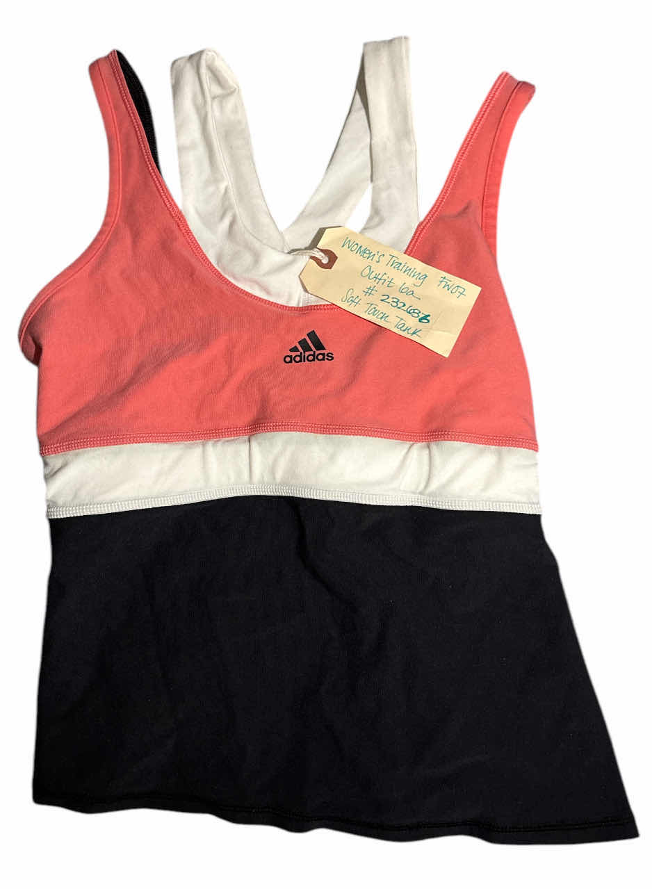 Photo 1 of NEW WOMENS ADIDAS CLIMALITE SOFT TOUCH TANK  (MULTICOLOR, MEDIUM)
