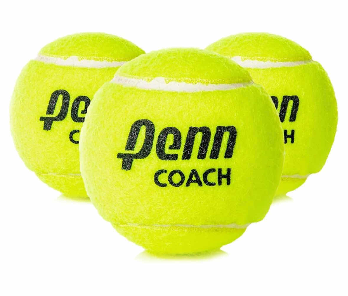 Photo 1 of NEW PENN COACH TEACHING TENNIS BALLS (3 CANS/9 BALLS) & NEW WILSON CHAMPIONSHIP EXTRA DUTY TENNIS BALLS (1 CAN/3 BALLS)