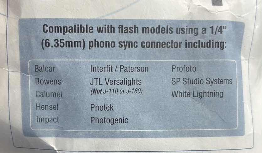 Photo 3 of NEW POCKET WIZARD DIGITAL WIRELESS FREEDOM FLASH SYNC CABLE