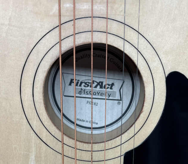 Photo 3 of FIRST ACT DISCOVERY NATURAL ACOUSTIC GUITAR FOR KIDS 11” X 2.25” H31” (FG182)