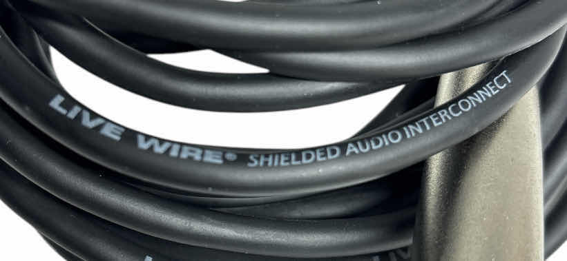 Photo 4 of LIVEWIRE SHIELDED AUDIO INTERCONNECT CABLE 1/4” TRS MALE TO XLR FEMALE, 15 FT BLACK
