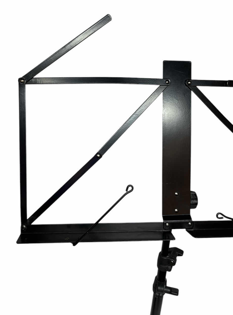 Photo 2 of FOLDING ADJUSTABLE ORCHESTRAL MUSIC STAND (BLACK)