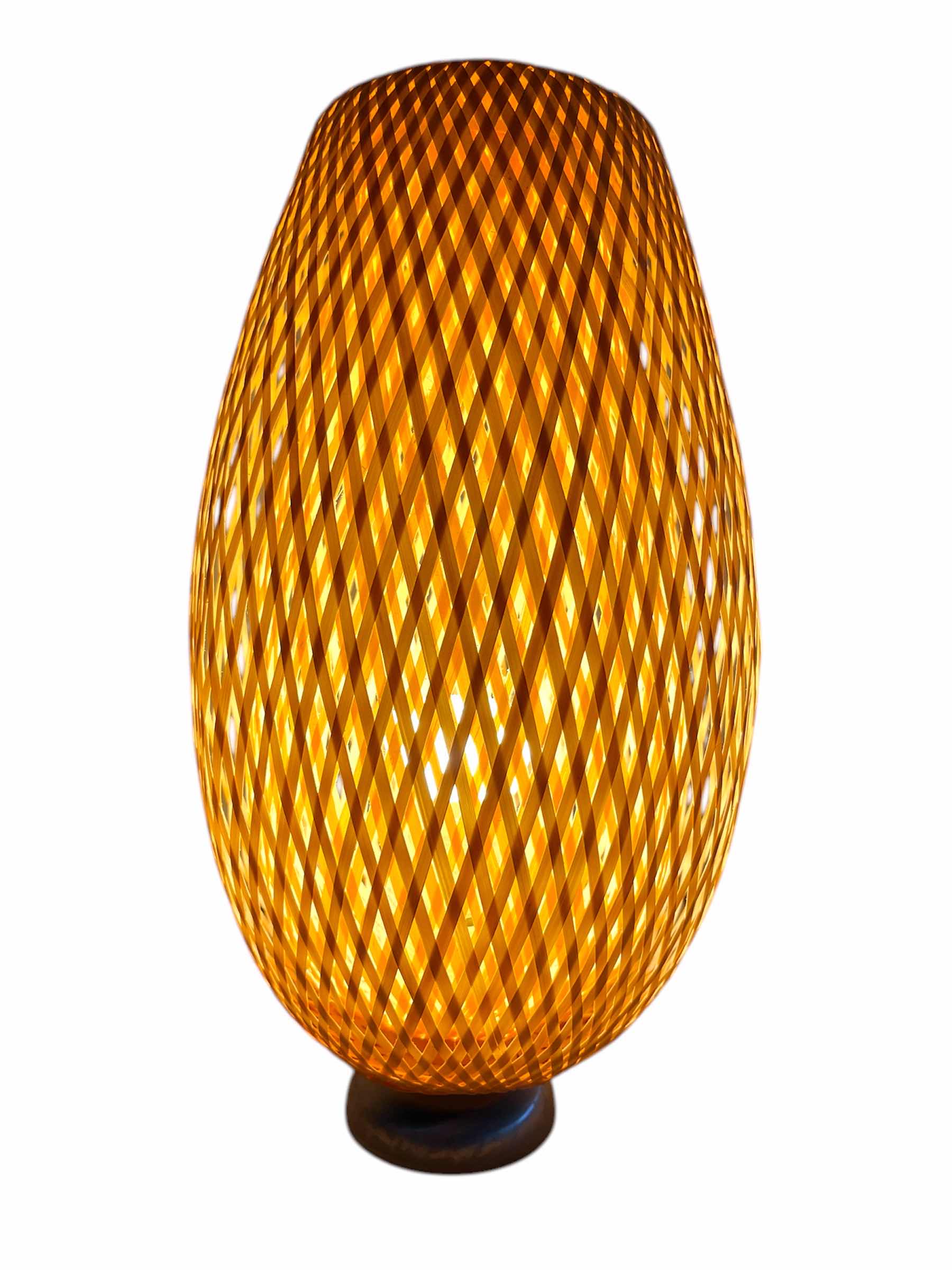 Photo 1 of IKEA BOJA BAMBOO RATTAN TABLE LAMP MODEL BO803