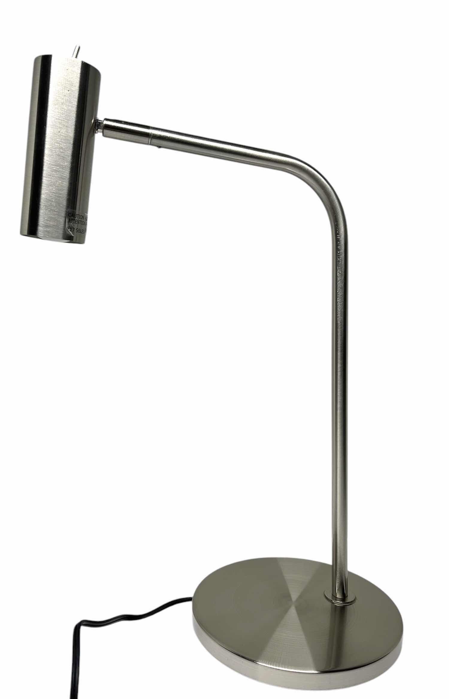 Photo 1 of IKEA 21” VIRRMO STAINLESS STEEL TABLE LAMP MODEL A1903