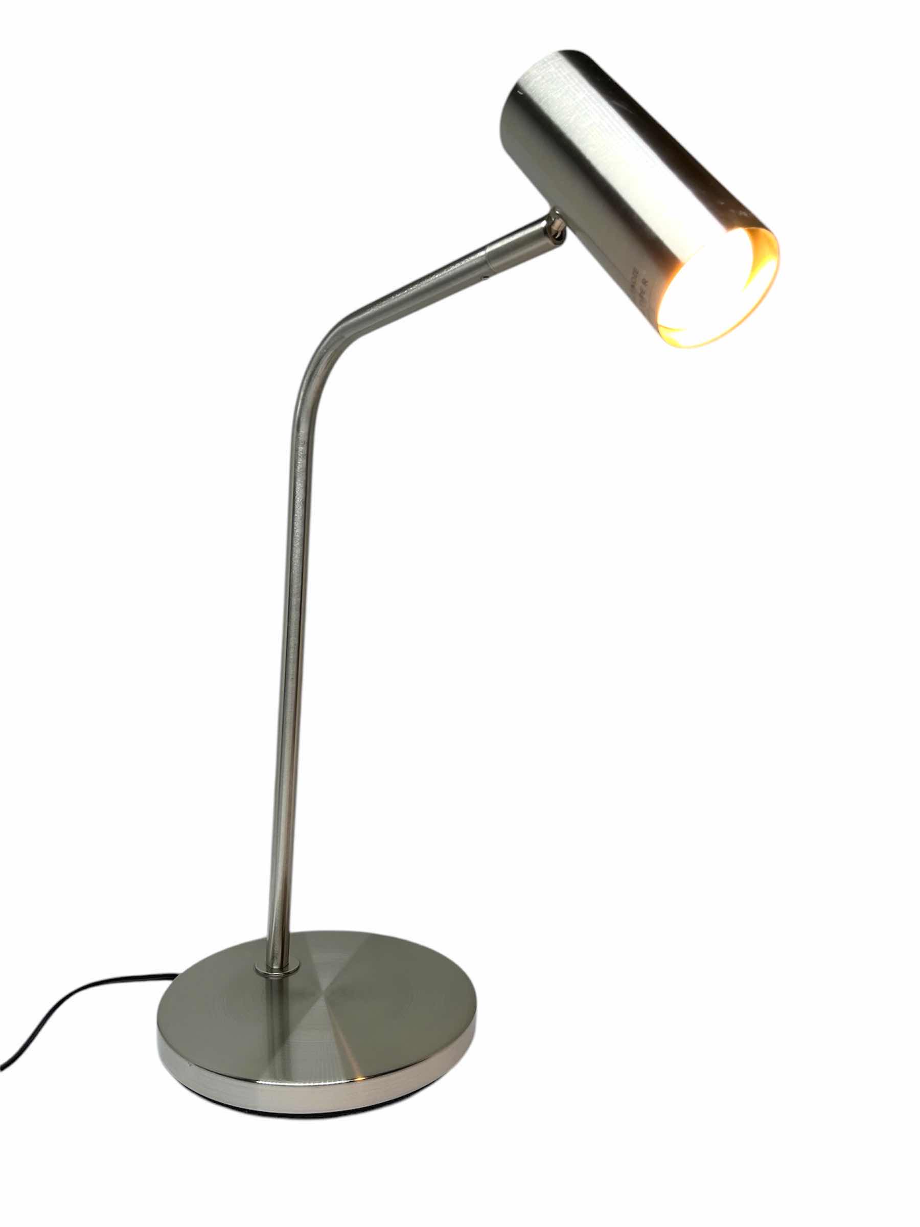 Photo 1 of IKEA 21” VIRRMO STAINLESS STEEL TABLE LAMP MODEL A1903