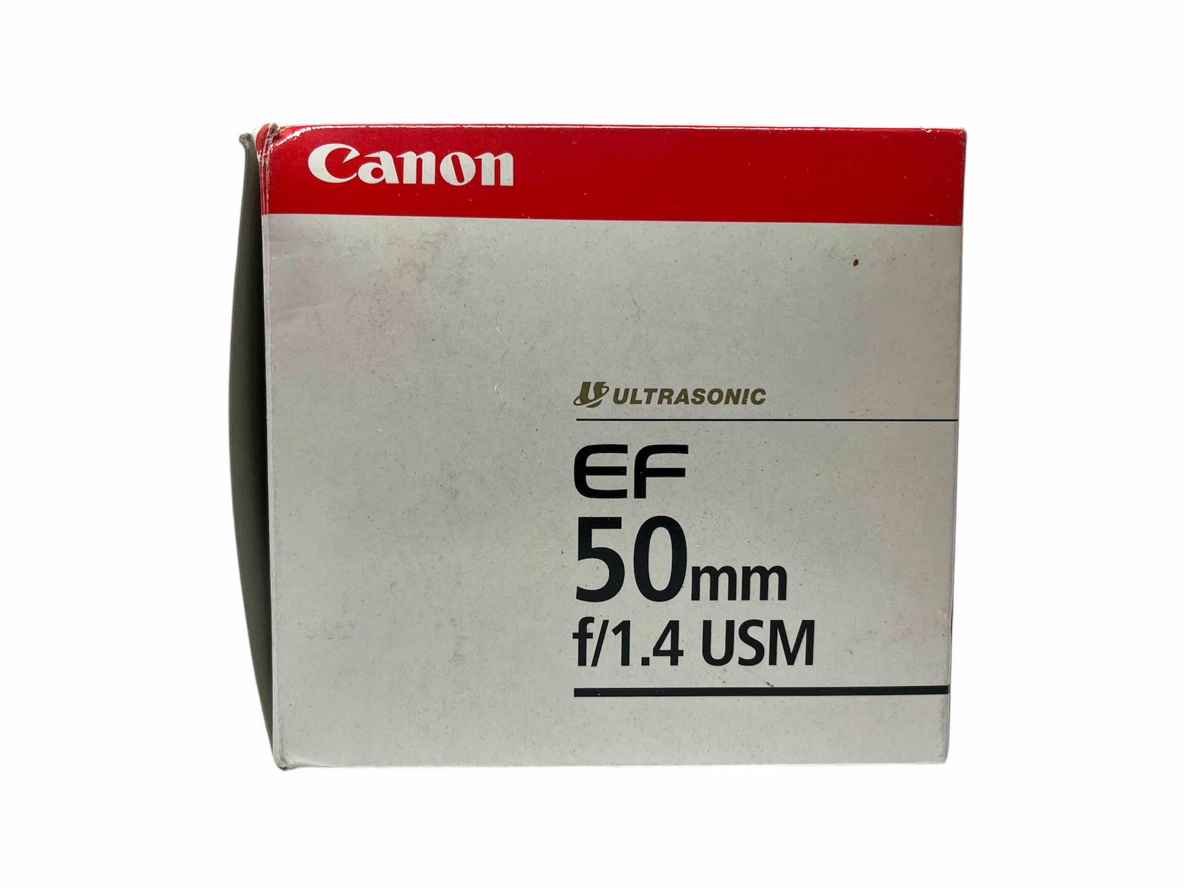 Photo 6 of CANON ULTRASONIC EF 50MM F/1.4 USM CAMERA LENS