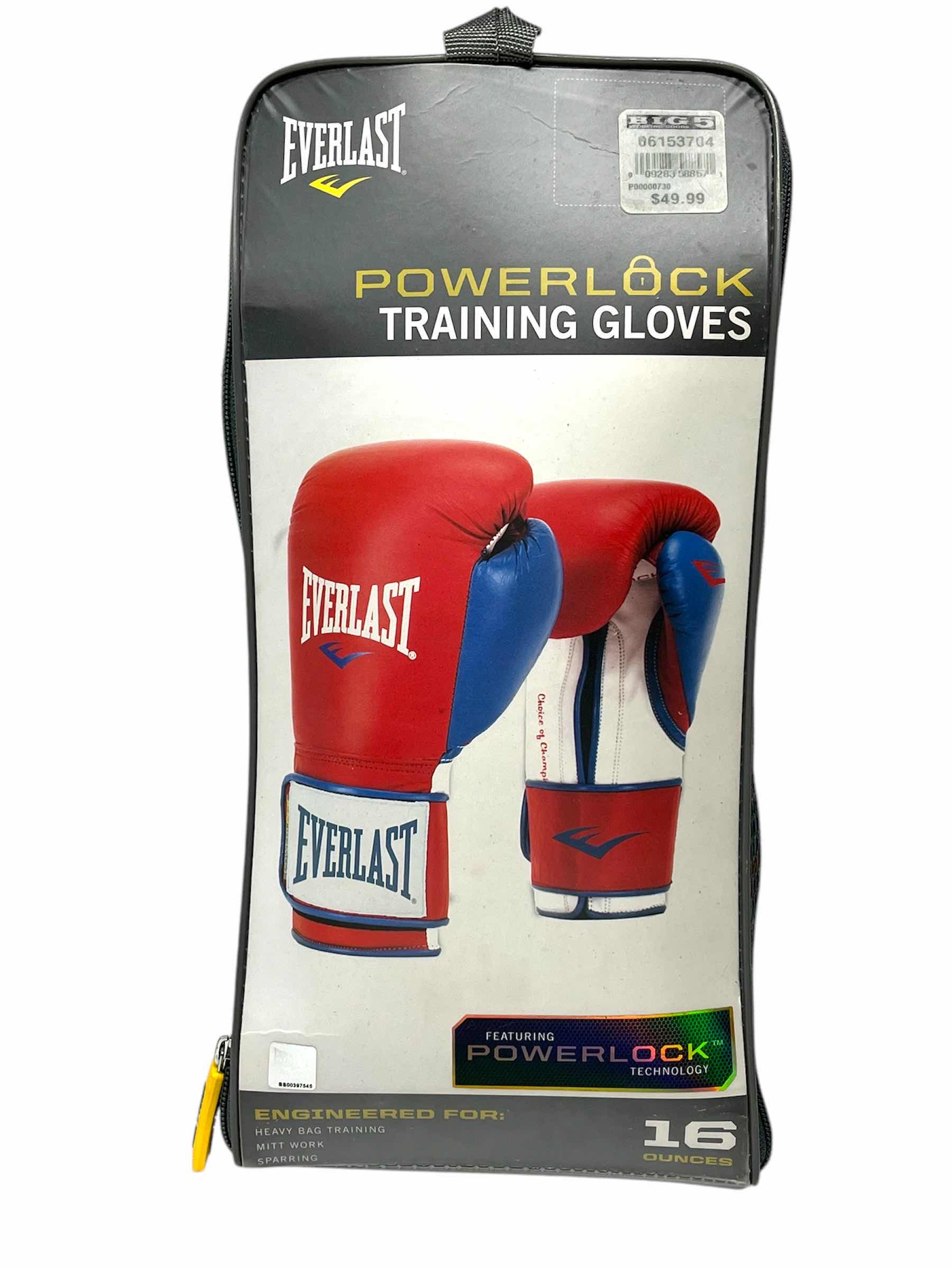 Photo 2 of EVERLAST POWERLOCK TRAINING BOXING GLOVES 16OZ