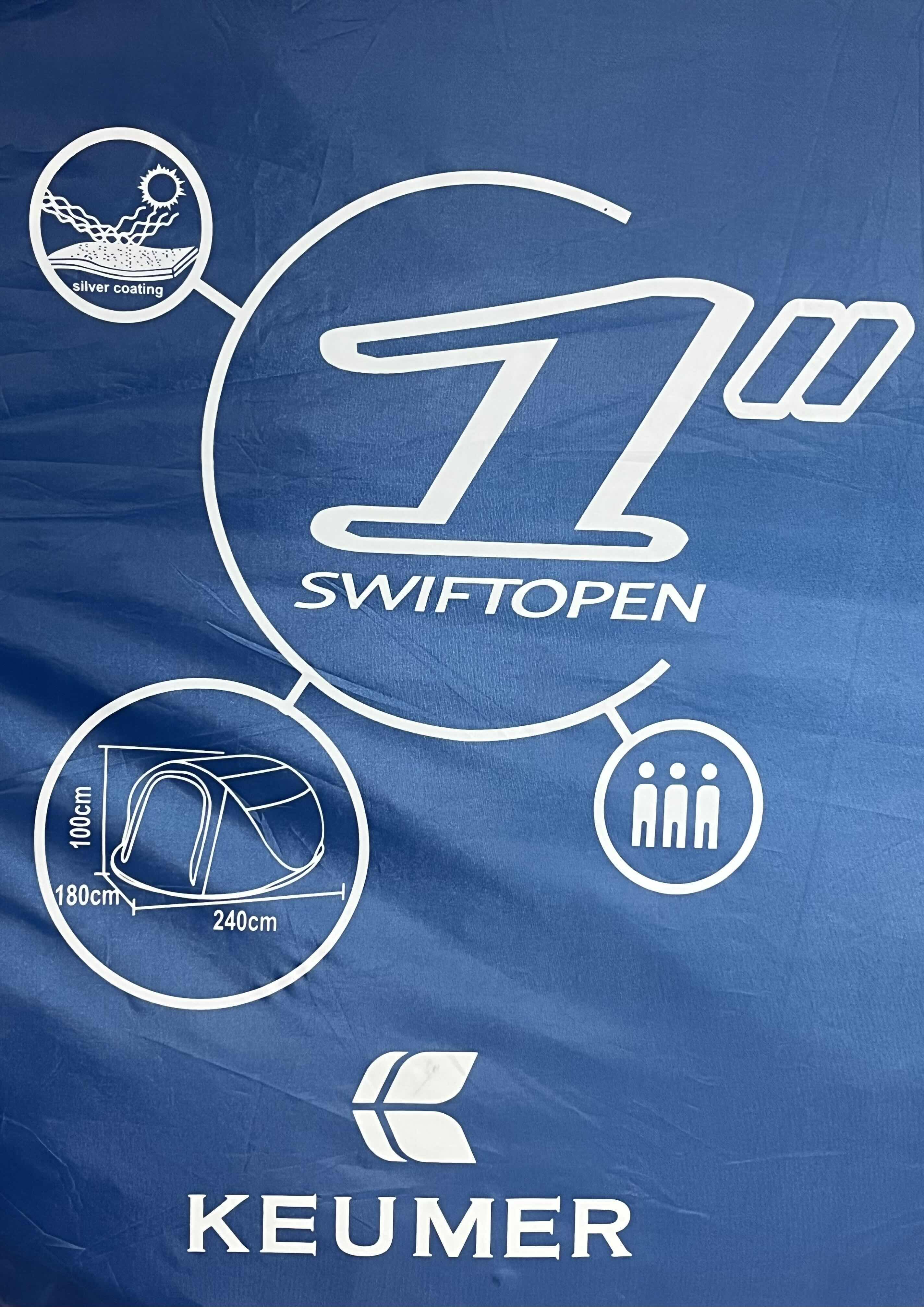 Photo 1 of KEUMER SWIFTOPEN SILVER COATING 3 PERSON POP-UP TENT