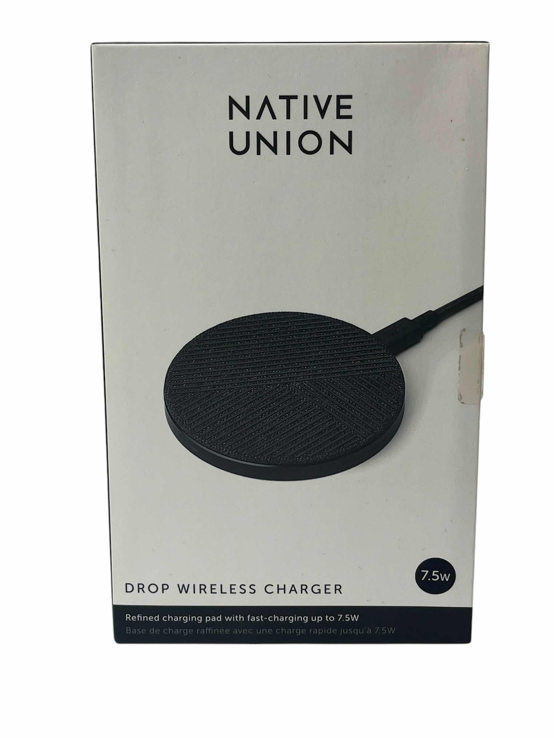 Photo 1 of NATIVE UNION DROP FAST CHARGE WIRELESS CHARGING PAD MODEL DROP03