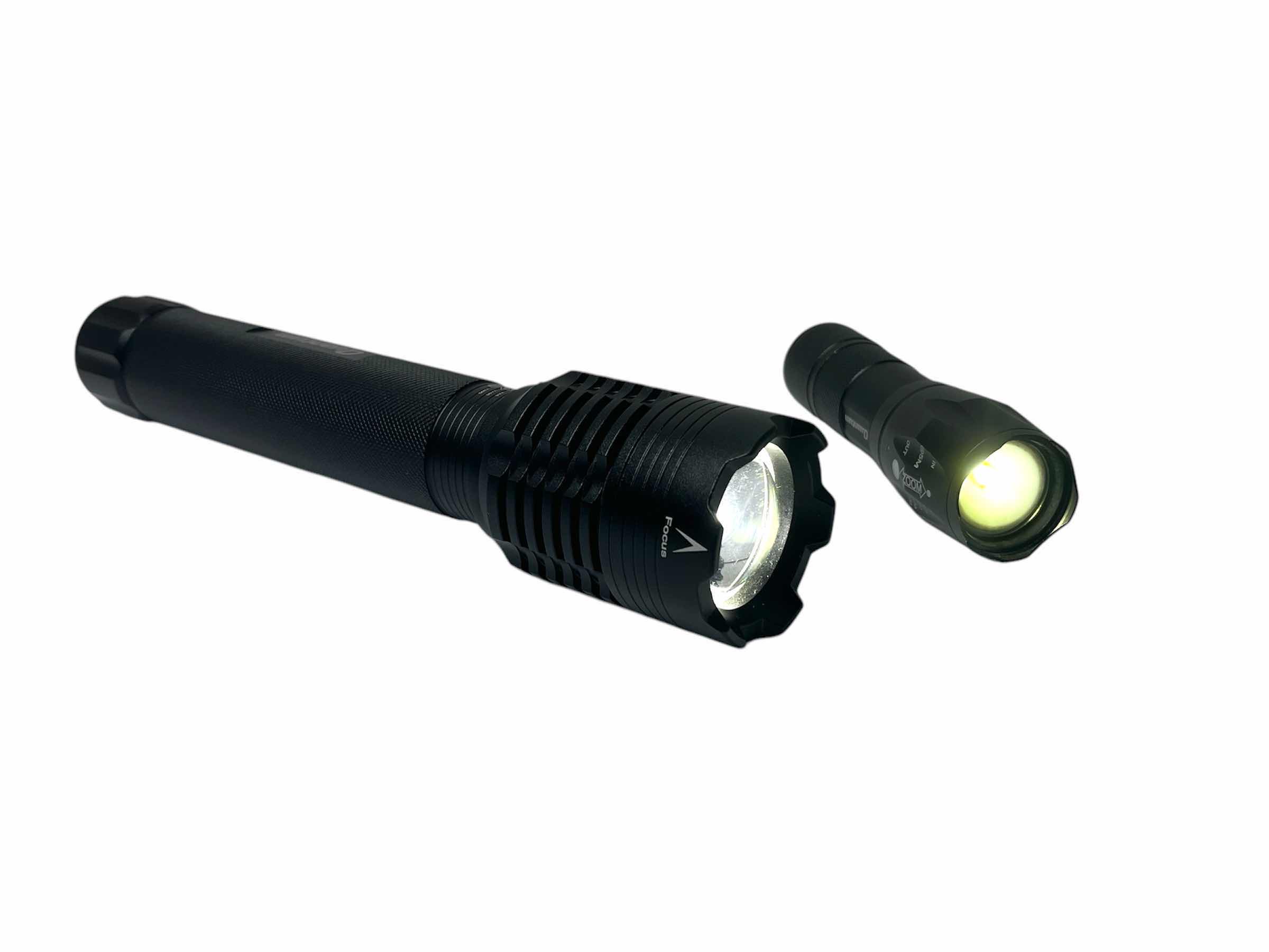 Photo 1 of QUANTUM 1500 LUMEN 10” LED FLASHLIGHT W QUANTUM MINI 5” LED FLASHLIGHT