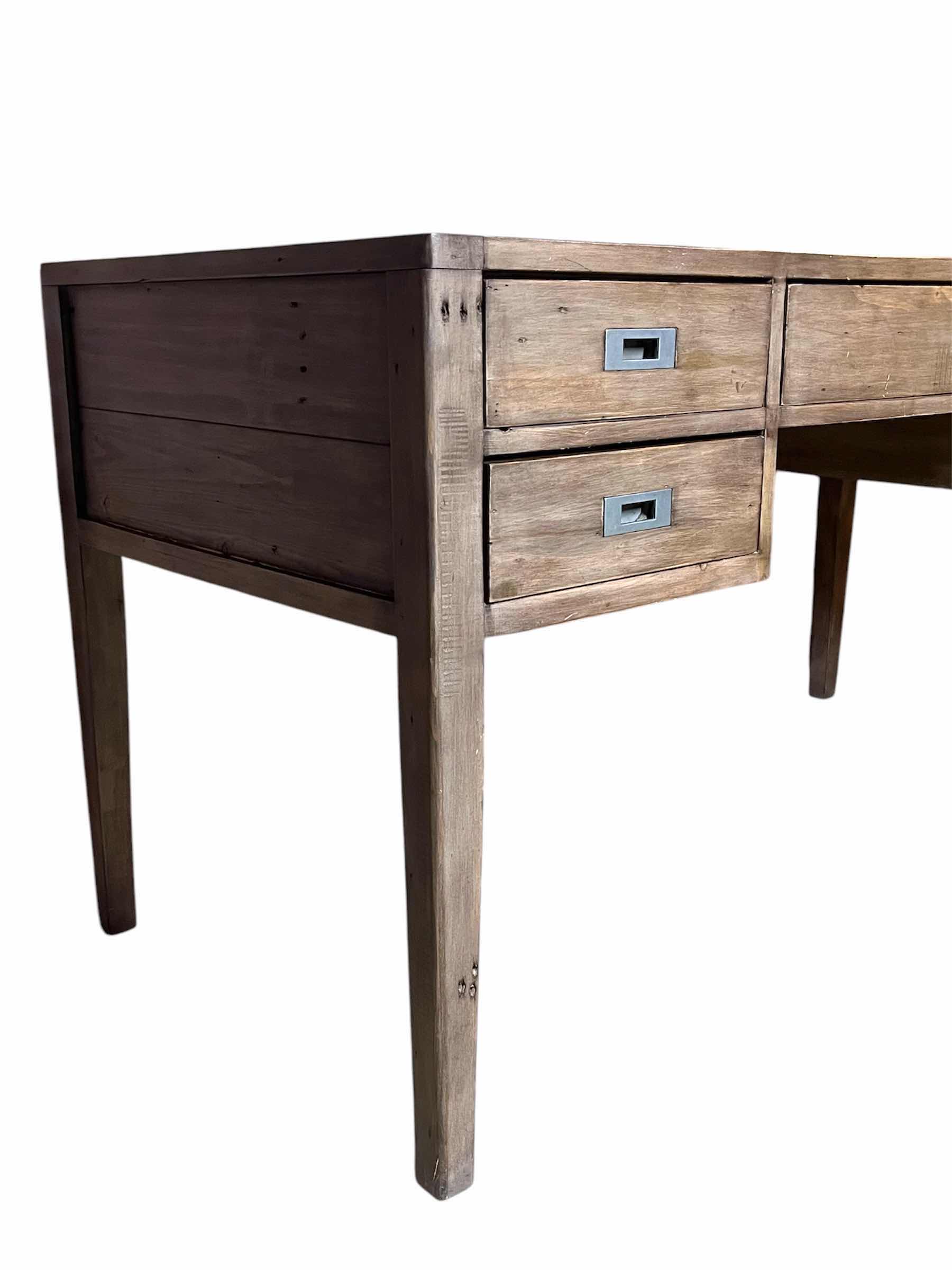 Photo 4 of HD BUTTERCUP POST & RAIL SUNDRIED ASH DESK 59” X 26” H30.5”