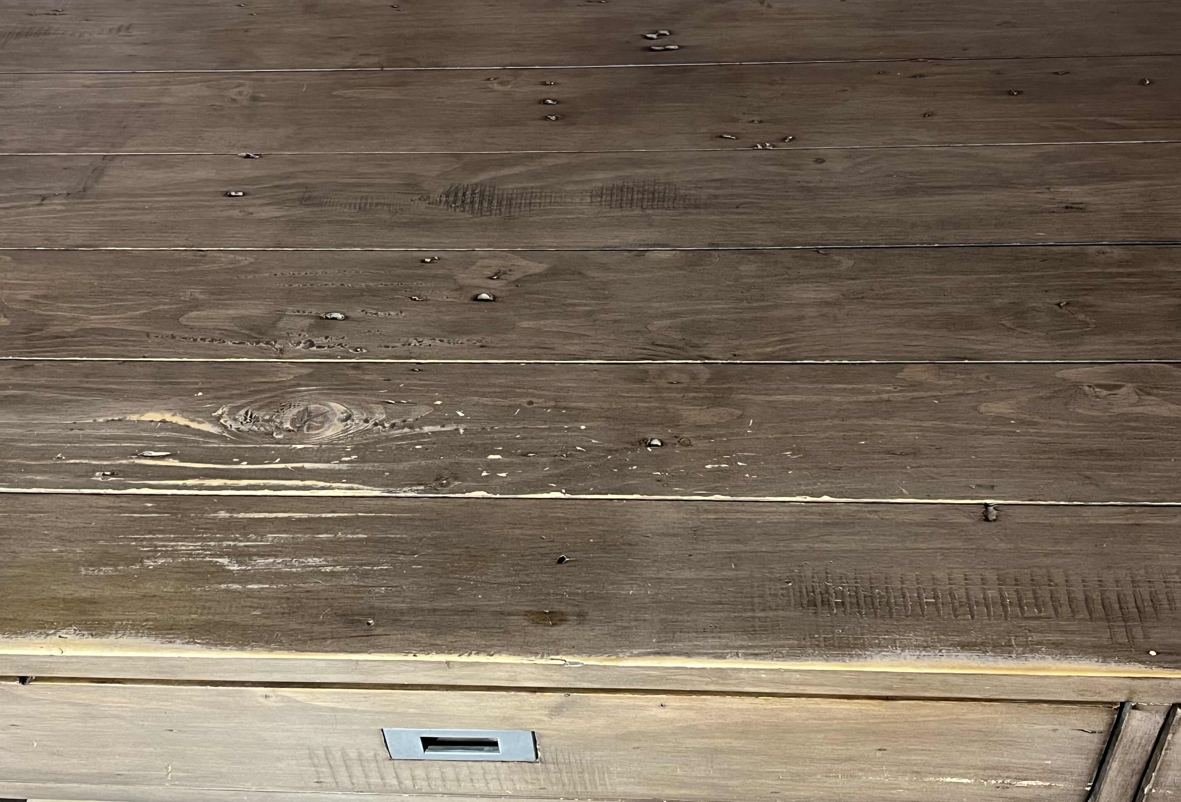 Photo 7 of HD BUTTERCUP POST & RAIL SUNDRIED ASH DESK 59” X 26” H30.5”