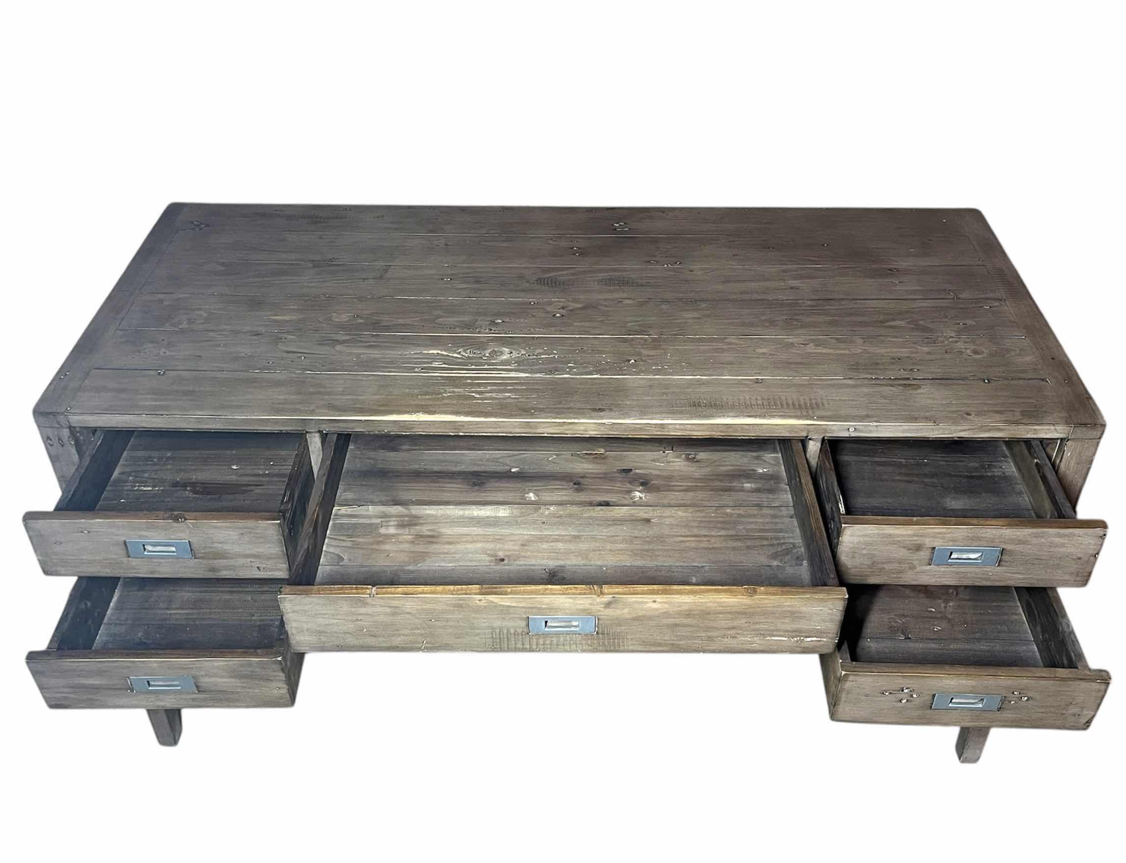 Photo 5 of HD BUTTERCUP POST & RAIL SUNDRIED ASH DESK 59” X 26” H30.5”