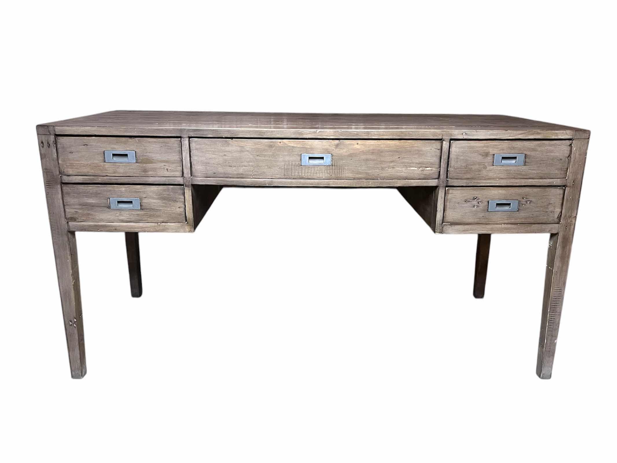 Photo 1 of HD BUTTERCUP POST & RAIL SUNDRIED ASH DESK 59” X 26” H30.5”