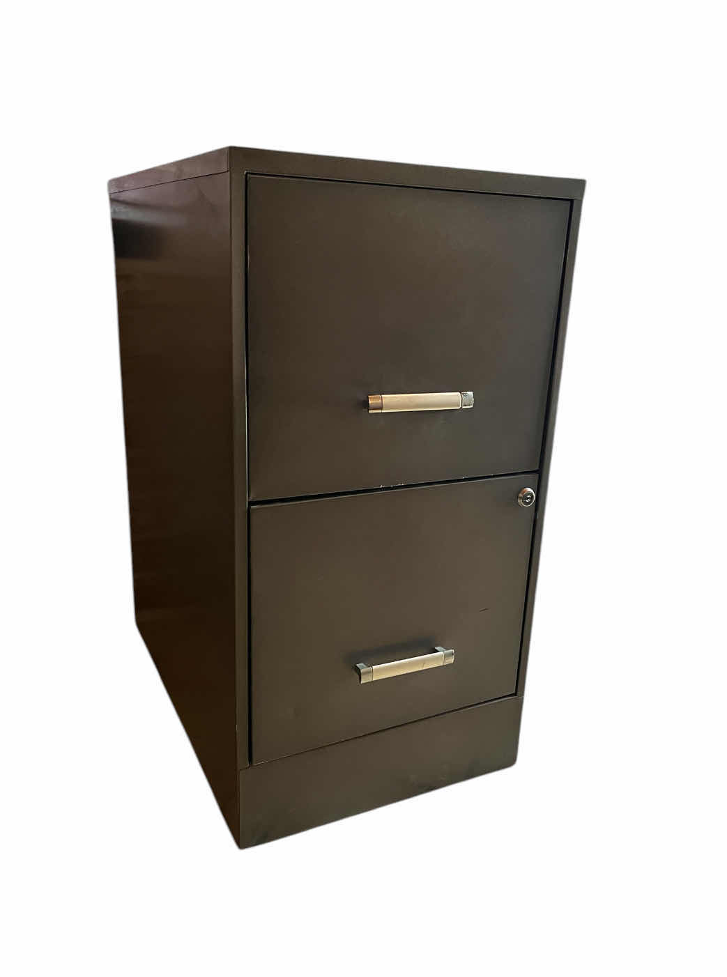 Photo 1 of GRAY METAL 2 DRAWER FILE CABINET 14.25” X 23” H27”