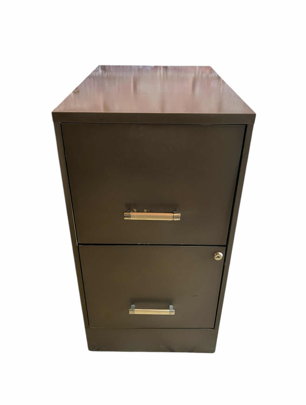 Photo 1 of GRAY METAL 2 DRAWER FILE CABINET 14.25” X 23” H27”