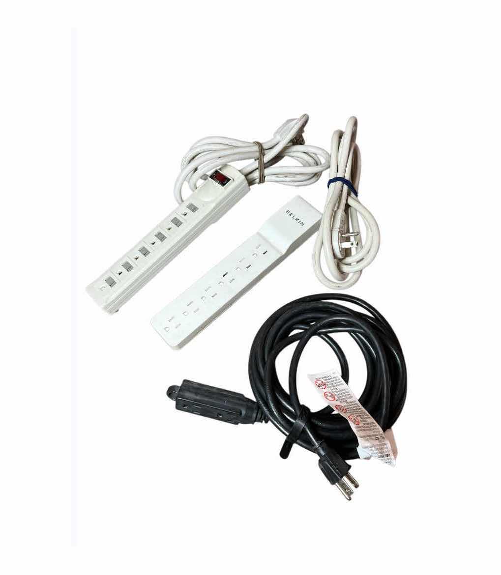 Photo 1 of MULTIPURPOSE POWER STRIPS (4) W HOUSEHOLD EXTENSION CORD