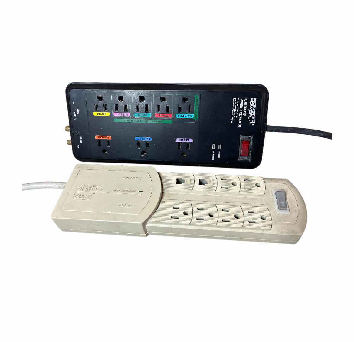 Photo 1 of MULTIPURPOSE POWER STRIPS (4) W HOUSEHOLD EXTENSION CORD