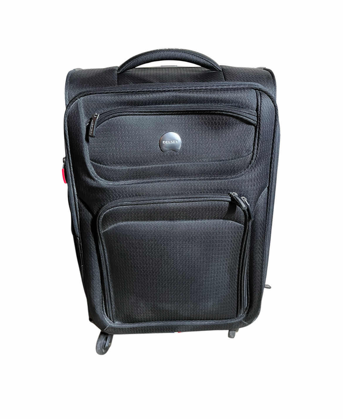 Photo 1 of DELSEY BLACK ROLLING LUGGAGE CARRY-ON BAG