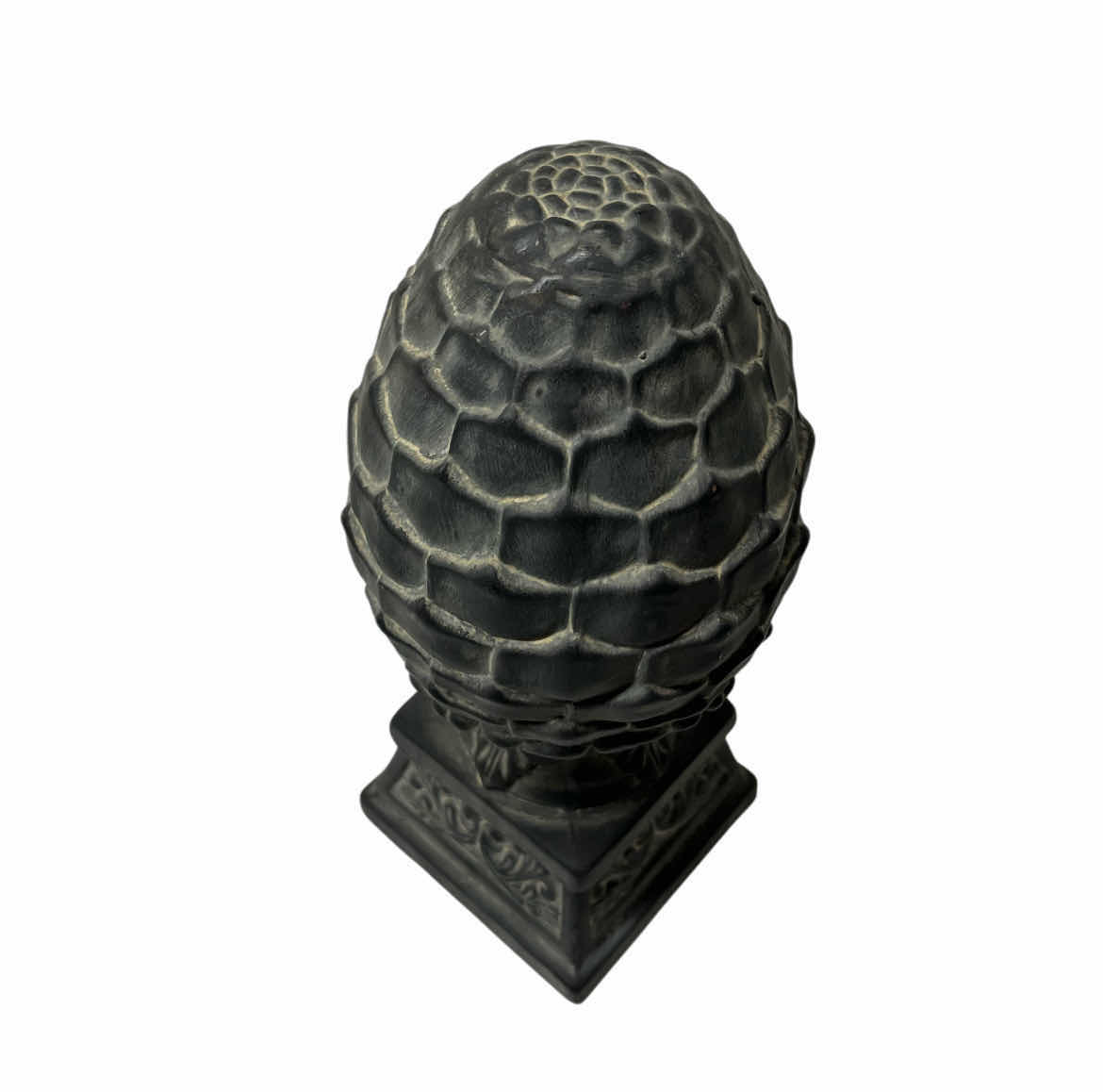 Photo 1 of AGED FINISH ARTICHOKE CERAMIC SCULPTURE DECOR 4” X 11”