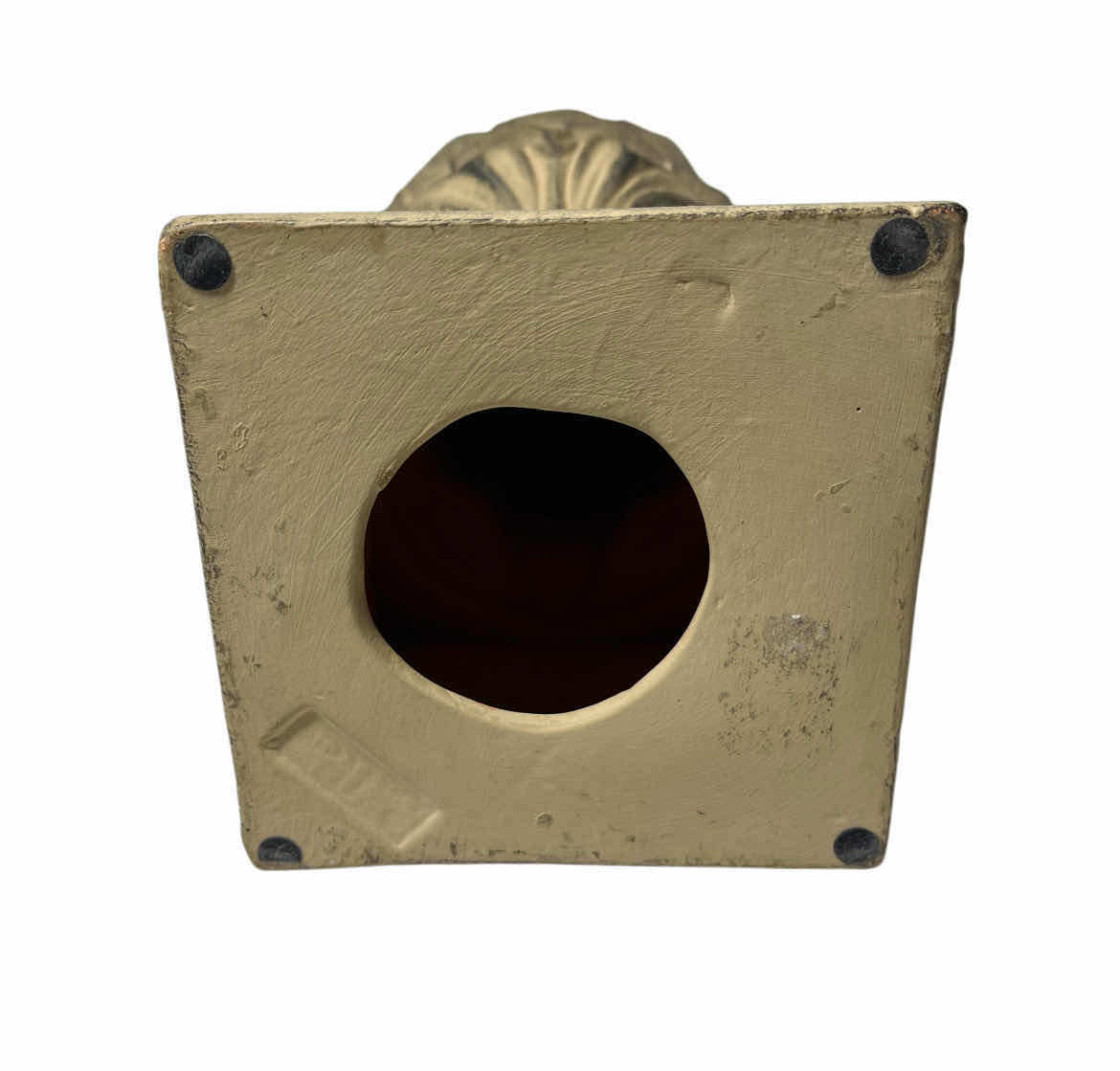 Photo 1 of AGED FINISH ARTICHOKE CERAMIC SCULPTURE DECOR 5.25” X 14”