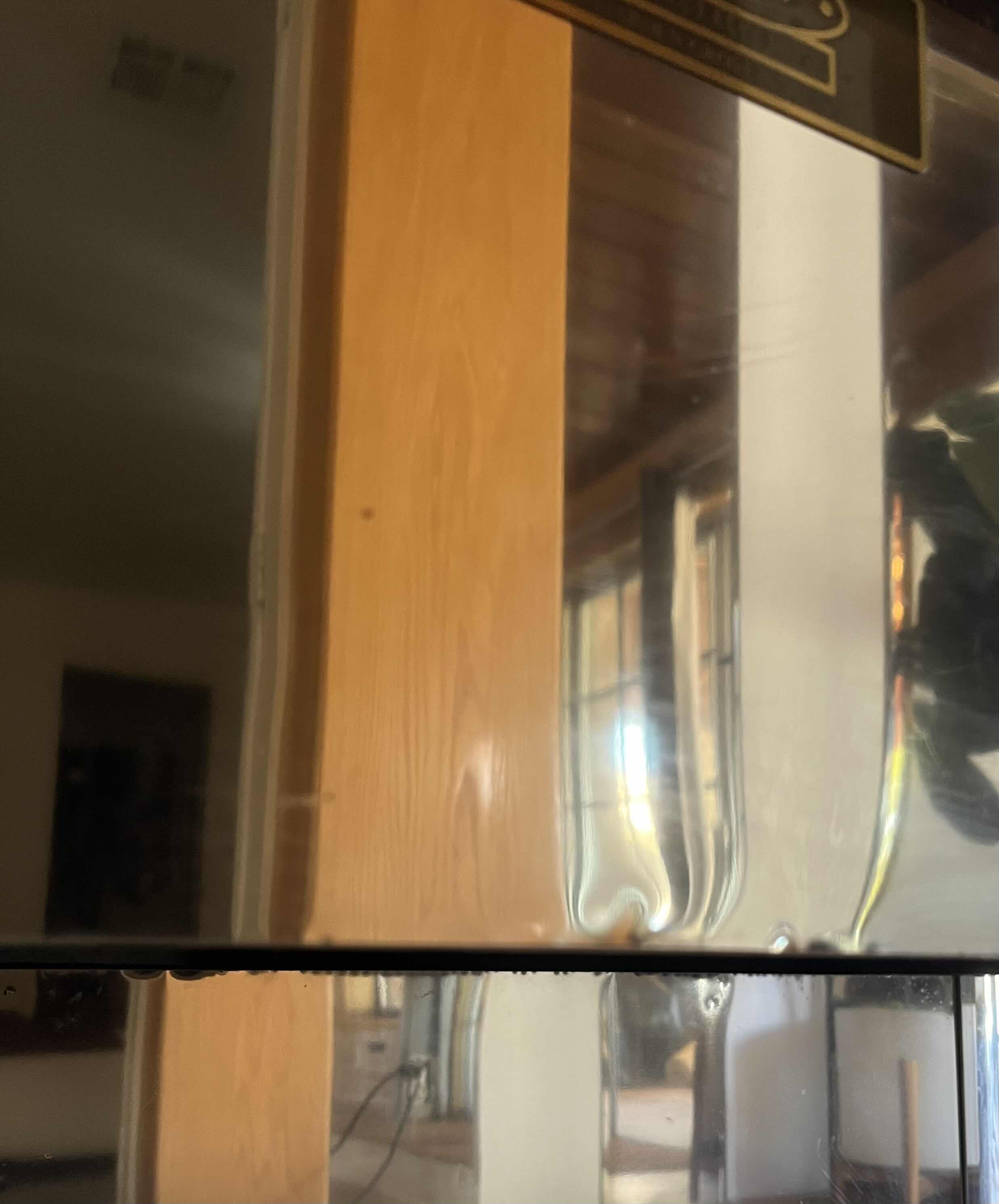 Photo 10 of BEACH MANUFACTURING MILLENNIUM SERIES CHROME FINISH BASE WOOD TRIM POOL TABLE W POOL BALLS, RACK & FELT BRUSH (READ NOTES)