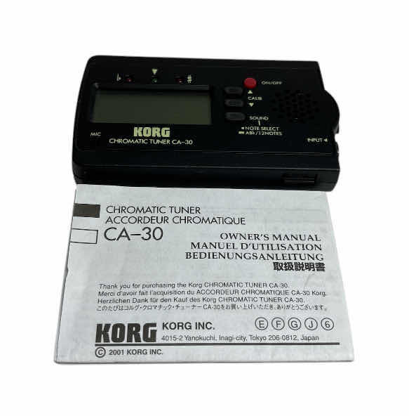 Photo 1 of KORG CHROMATIC AUTO TUNER, BLACK (CA-30)