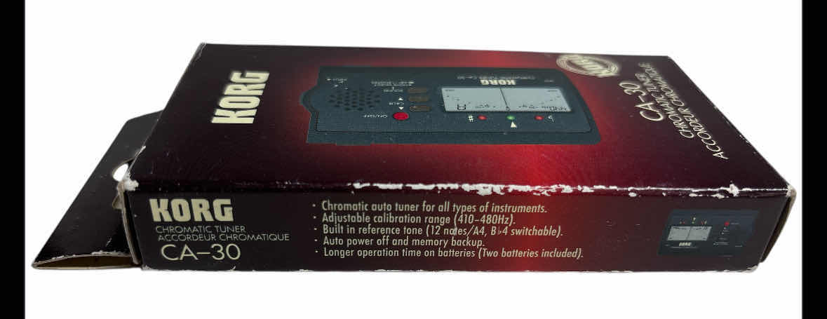 Photo 1 of KORG CHROMATIC AUTO TUNER, BLACK (CA-30)