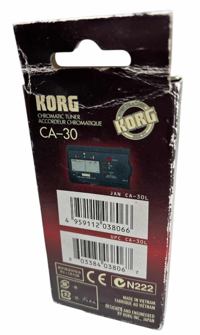 Photo 1 of KORG CHROMATIC AUTO TUNER, BLACK (CA-30)
