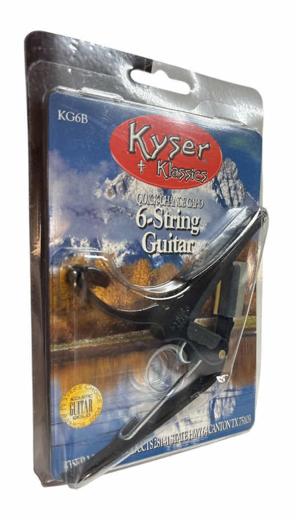 Photo 1 of NEW KYSER + KLASSICS QUICK CHANGE CAPO 6-STRING GUITAR (KG6B)