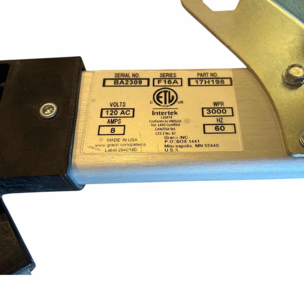 Photo 5 of NEW GRACO MAGNUM PROLTS 170 ELECTRIC STATIONARY TRUE AIRLESS PAINT SPRAYER  (MODEL #17H198)