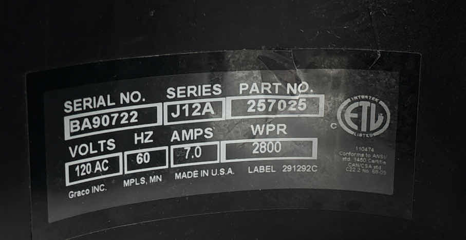 Photo 5 of GRACO MAGNUM PROJECT PAINTER PLUS ELECTRIC TRUE AIRLESS SPRAYER (257025)