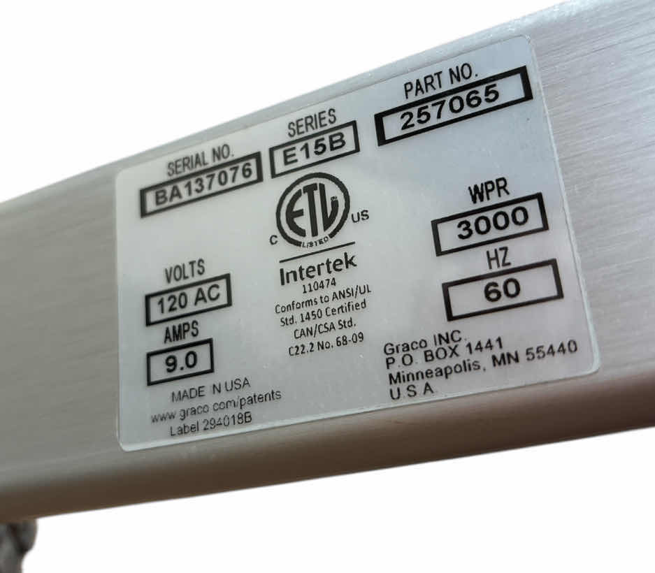 Photo 1 of GRACO MAGNUM LTS17 ELECTRIC STATIONARY AIRLESS PAINT SPRAYER (257065)