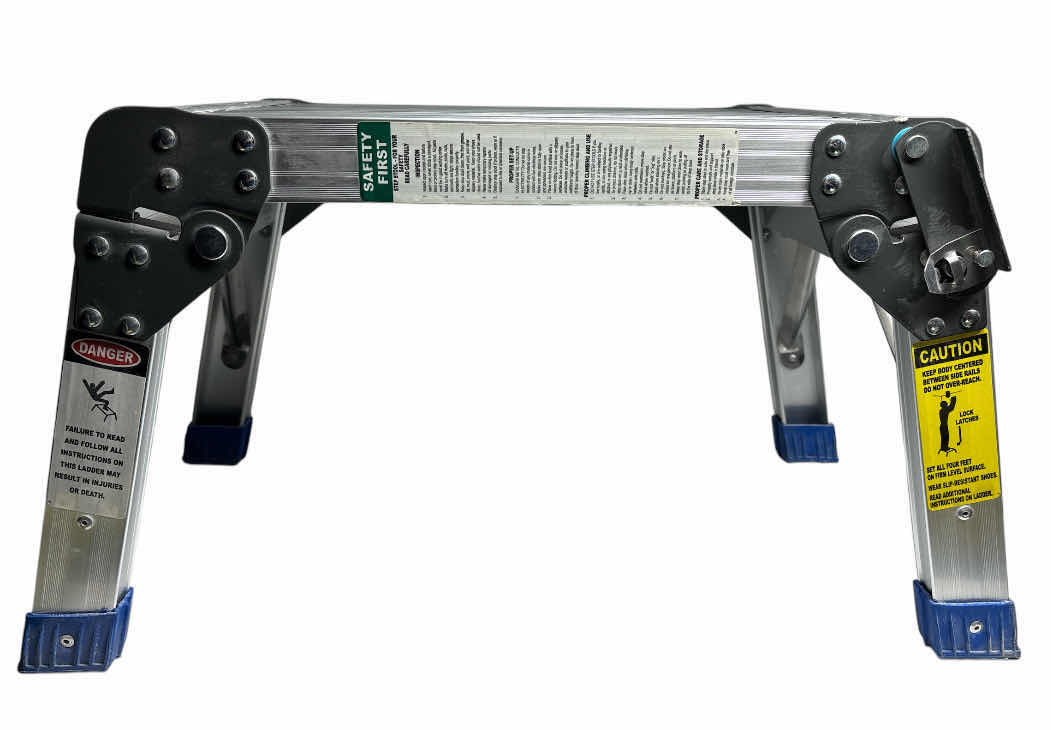 Photo 1 of HAUL-MASTER 18” FOLDABLE STEP STOOL WORKING PLATFORM (MODEL 66911)