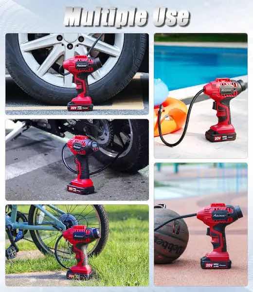 Photo 1 of NEW AVID POWER 20V AUTOMATIC CORDLESS TIRE INFLATOR W CARRYING BAG (MODEL: ACAP110D)