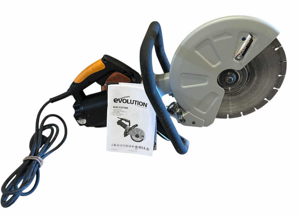 Photo 1 of EVOLUTION 12” (305mm) ELECTRIC DISC CUTTER; CUTS CONCRETE, STONE, BRICK (100-DISCCUT1)