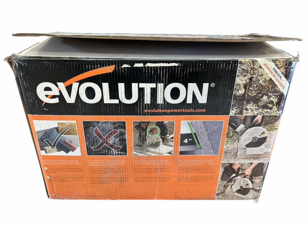 Photo 1 of EVOLUTION 12” (305mm) ELECTRIC DISC CUTTER; CUTS CONCRETE, STONE, BRICK (100-DISCCUT1)