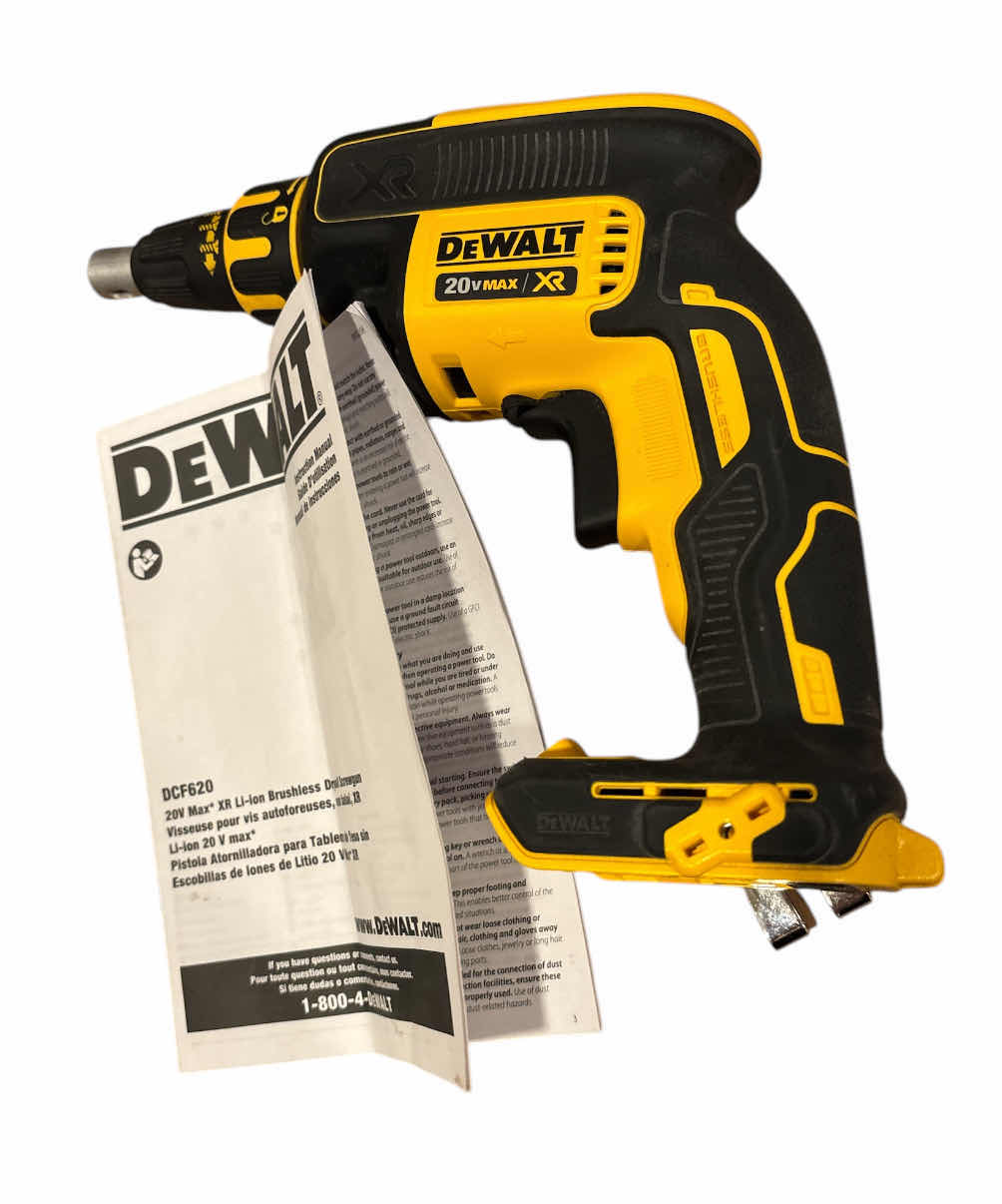 Photo 1 of DEWALT BRUSHLESS DRYWALL SCREWGUN; TOOL ONLY (DCF620B)