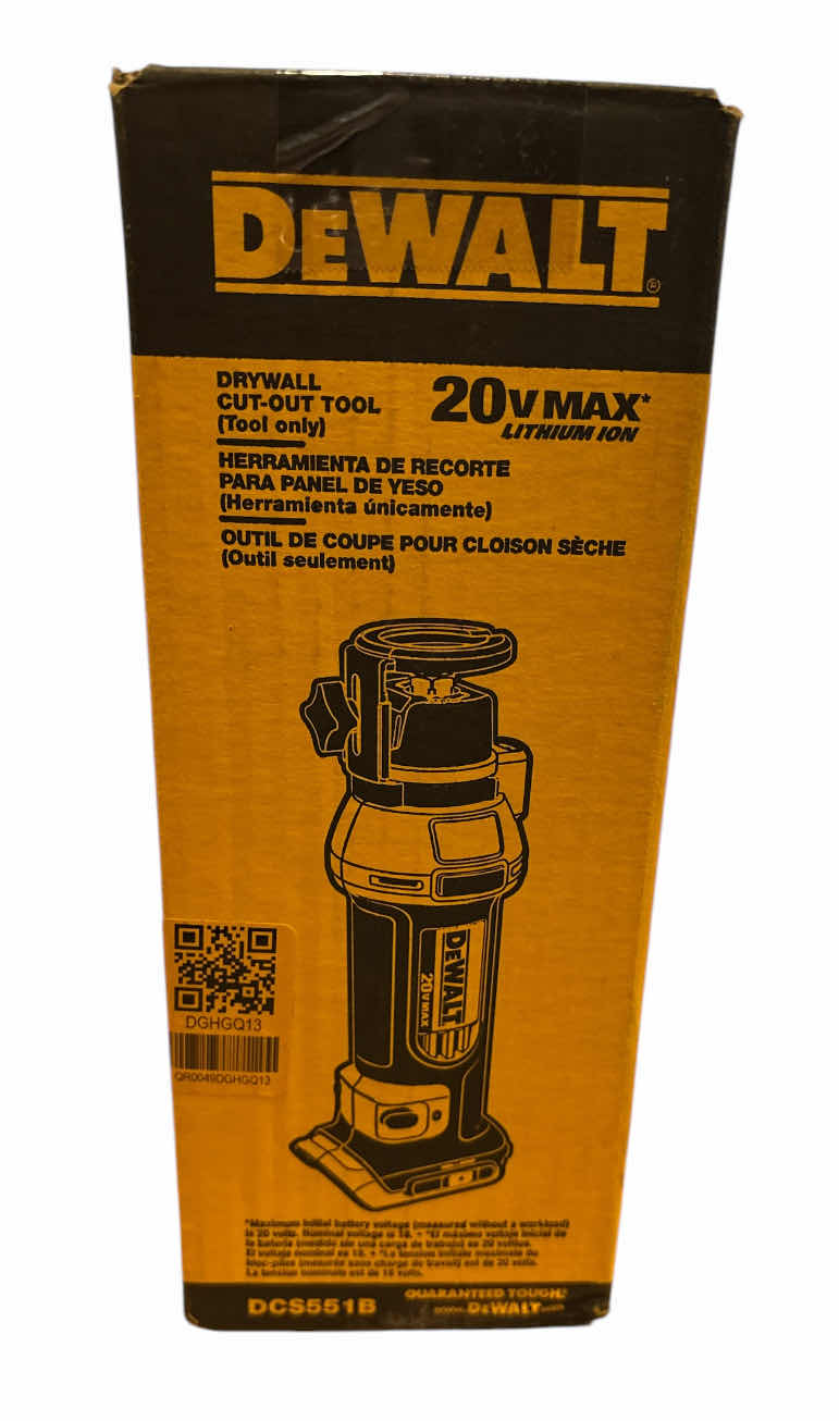 Photo 1 of DEWALT DRYWALL CUTOUT TOOL; TOOL ONLY (DCS551B)