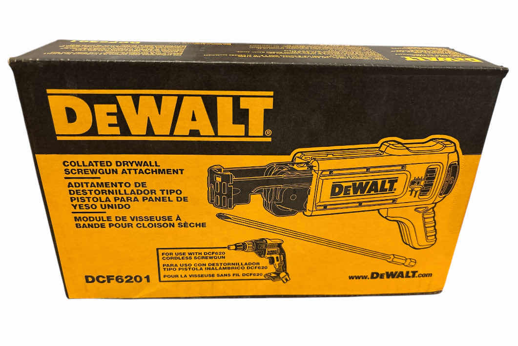 Photo 1 of DEWALT COLLATED DRYWALL SCREWGUN ATTACHMENT (DCF6201)