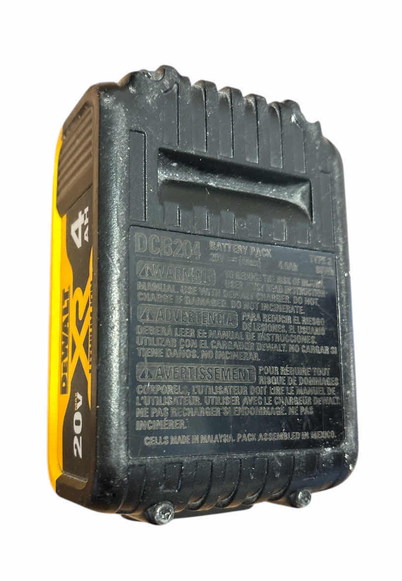 Photo 1 of DEWALT 20V MAX XR LITHIUM-ION 4.0Ah BATTERY (DCB204)