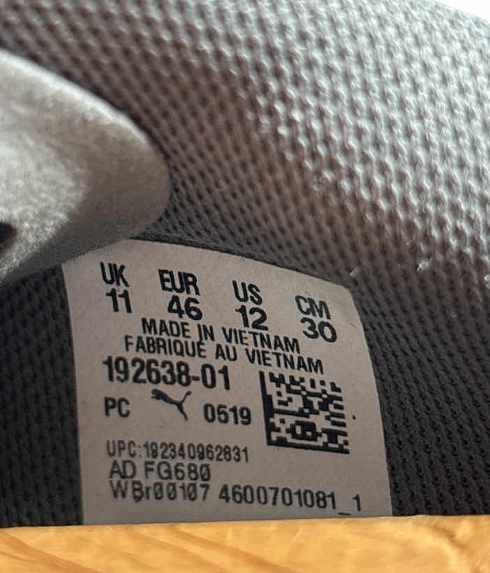 Photo 1 of MENS PUMA CELL PHASE (SIZE 12)